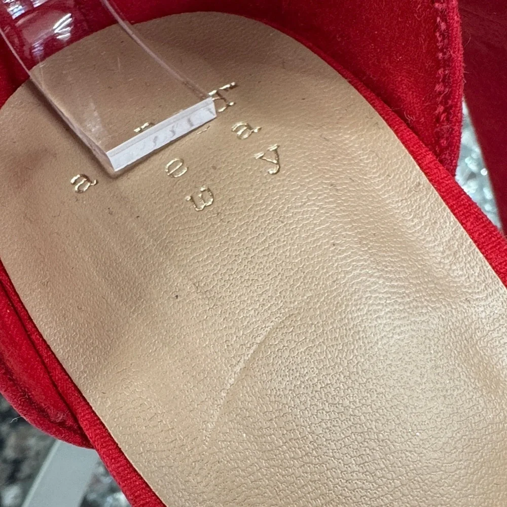 a new day Red ruffle Heels 8